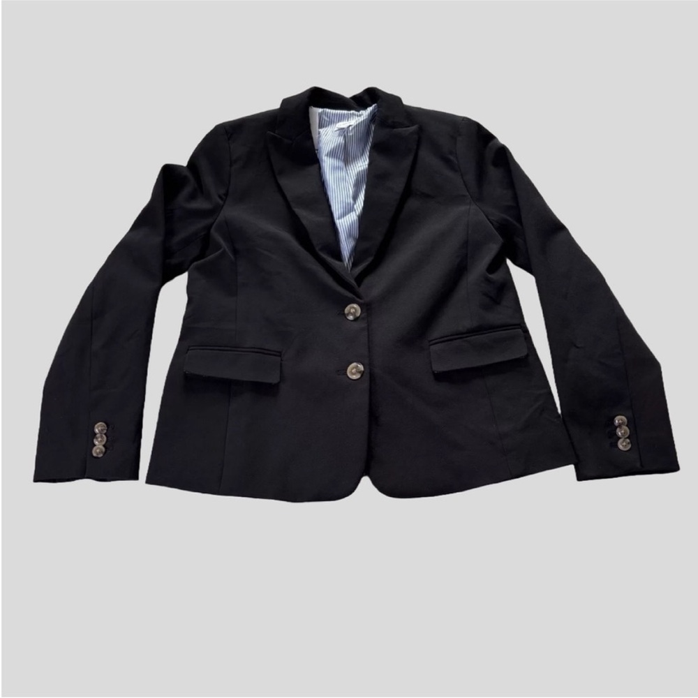 J.Crew Factory Women 6 Two Button Blazer Officewear Careerwear Corporate Classic